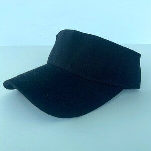 Visor Black Unisex Adjustable OSFM